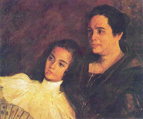 Juan Luna Nena y Tinita china oil painting image